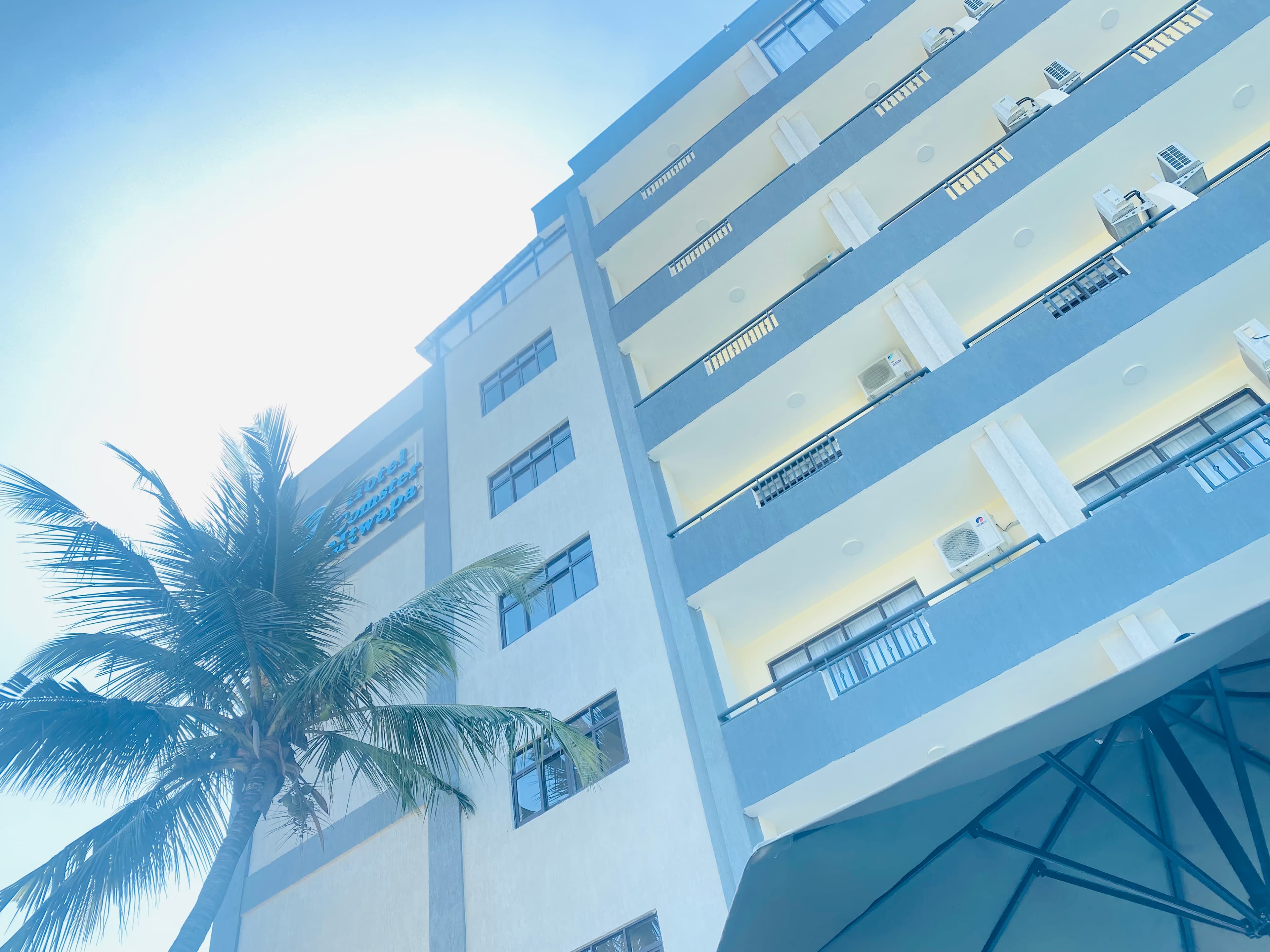 Hotel Comster Mtwapa, viewed from the garden
